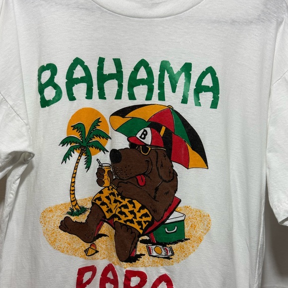 dorsett tees Other - Vintage 90s Bahama Papa Graphic Shirt Men’s Medium (Tag XXL) White